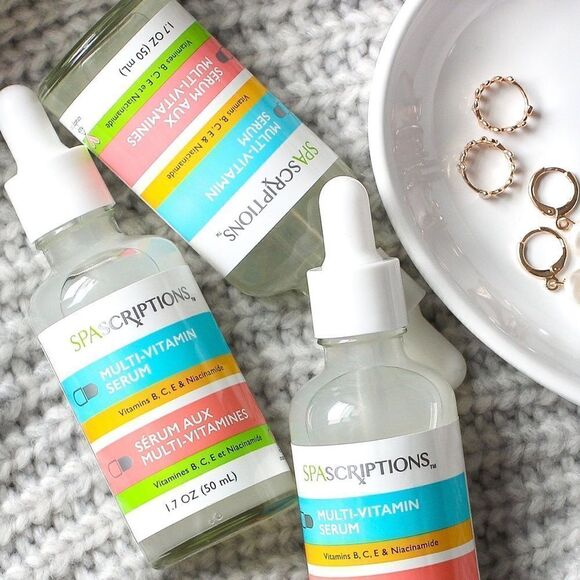Spa Scriptions Multi Vitamin Serum 1.7 OZ Niacinamide Vitamins  B C E *D6 - Picture 4 of 5
